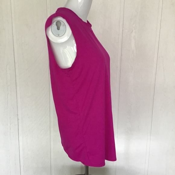 ATHLETA FOOTHILL NEON PINK SPLIT BACK TOP XS - Picture 10 of 16